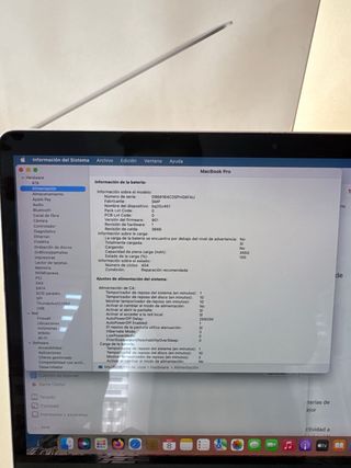 MacBook Pro 13” 2017 Plata 8GB RAM 128GB SSD