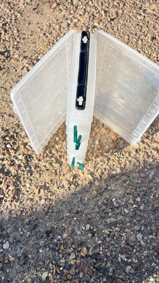 Caña de pescar con carrete