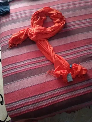 Foulard  in bamboo arancione