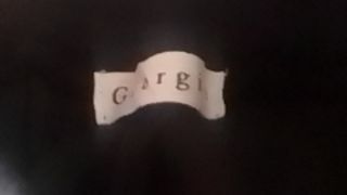 Pantalones negros con pedrería plateada