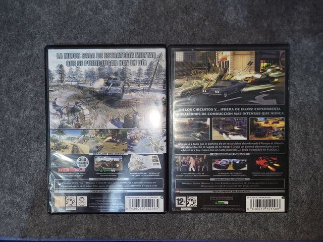 PC DVD Flatout 2 + Men of War Assault Squad