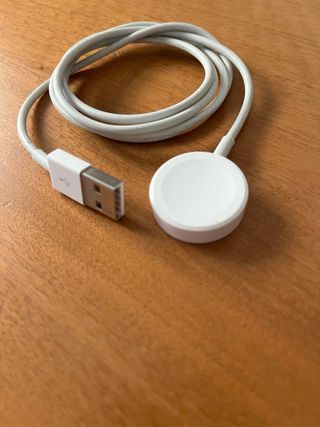 Cable Carga Apple Watch USB Blanco