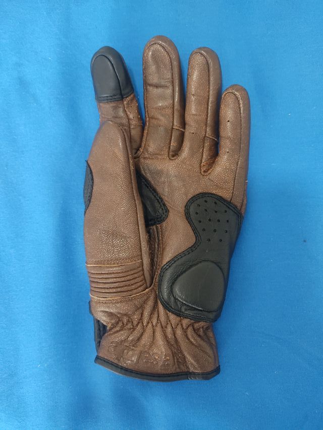 Guantes Moto Alpinestars Piel Marrón