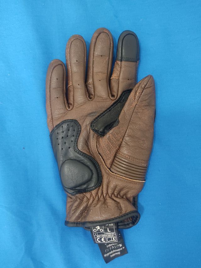 Guantes Moto Alpinestars Piel Marrón