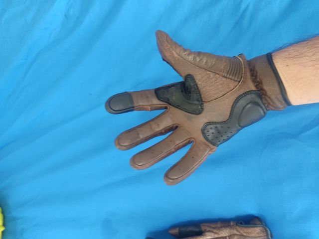 Guantes Moto Alpinestars Piel Marrón