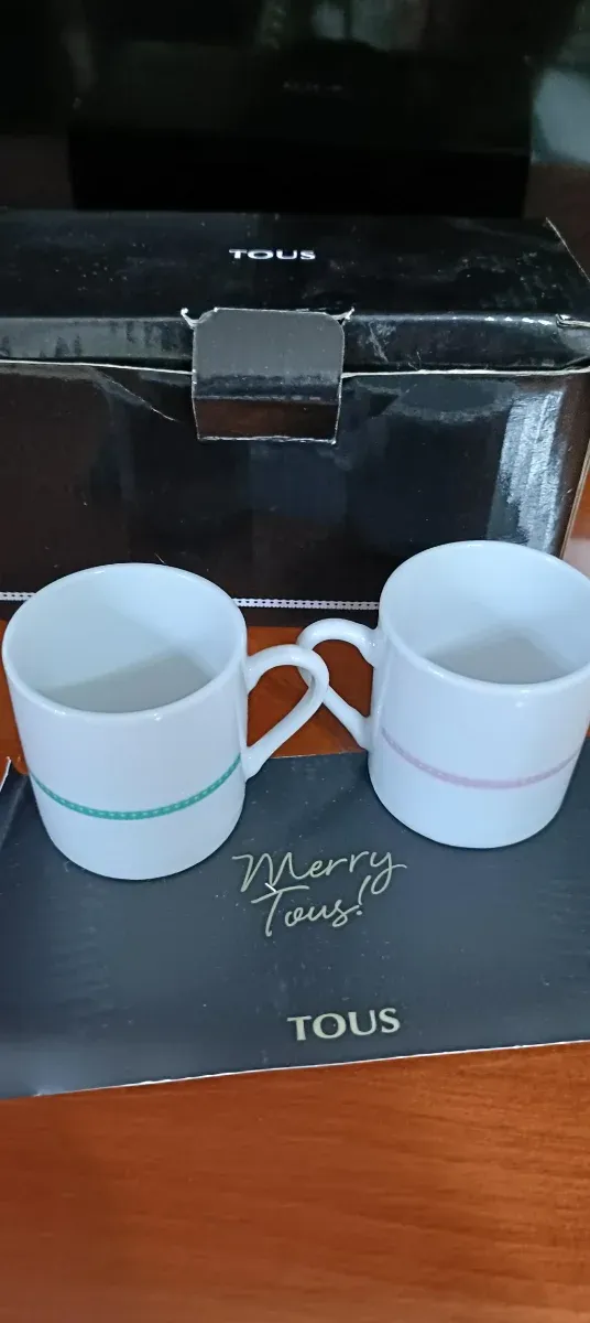 Tazas de café Tous porcelana (2 unidades)