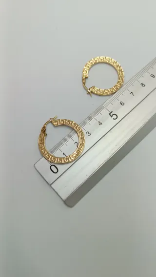 Pendientes de oro de 18kt.