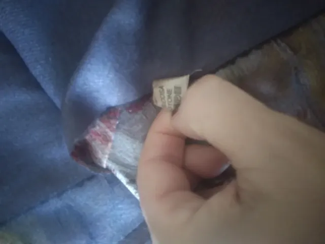 Sciarpa fantasia lilla e rossa