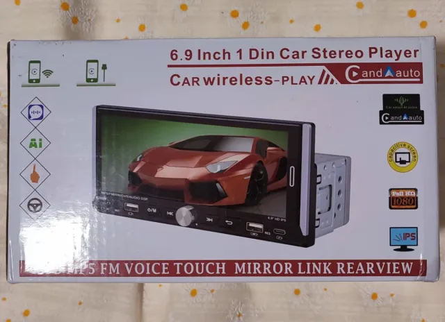 Radio Coche 6.9 HD W/DVR/AUDIO DSP