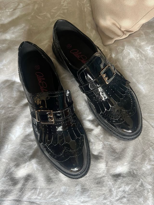 Mocasines Alex Silva negros mujer talla 37