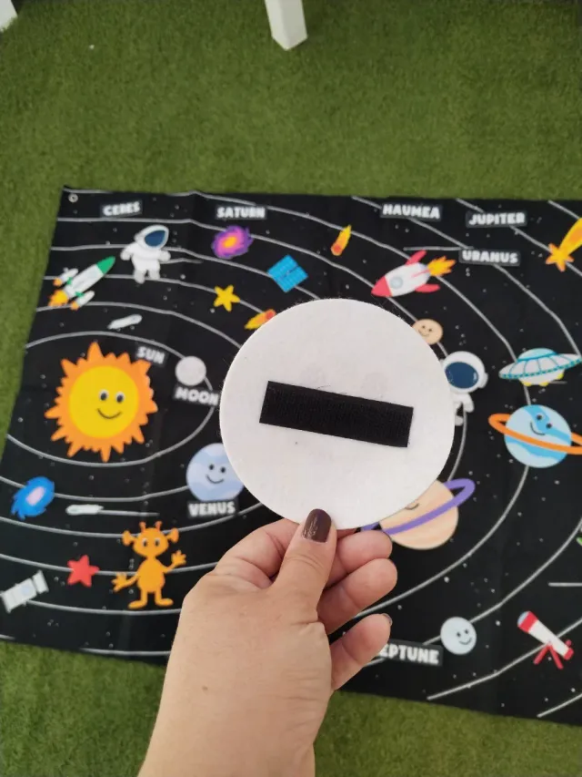 Juego Sistema Solar Fieltro Infantil