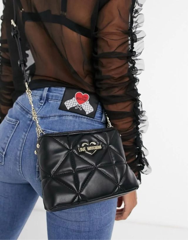 Bolso Love Moschino Negro ORIGINAL