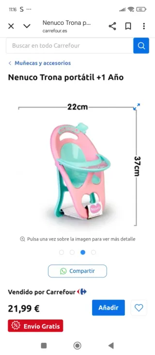 Armario y trona Nenuco