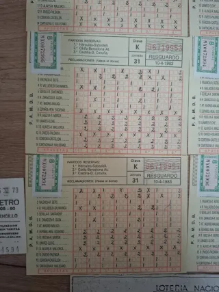Lote: Lotería Nacional Antigua - Billetes y Compro