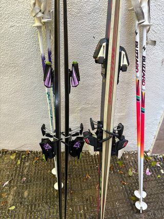 Juego de 2 esquís para nieve