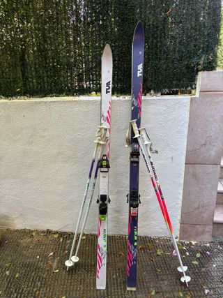 Juego de 2 esquís para nieve