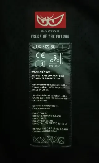 Mono de moto Berik 2 piezas (Talla L)