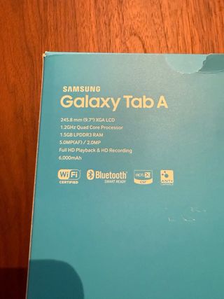 Samsung Galaxy Tab A Tablet con funda
