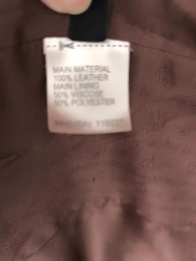 Chaqueta Cuero Mujer Massimo Dutti tL