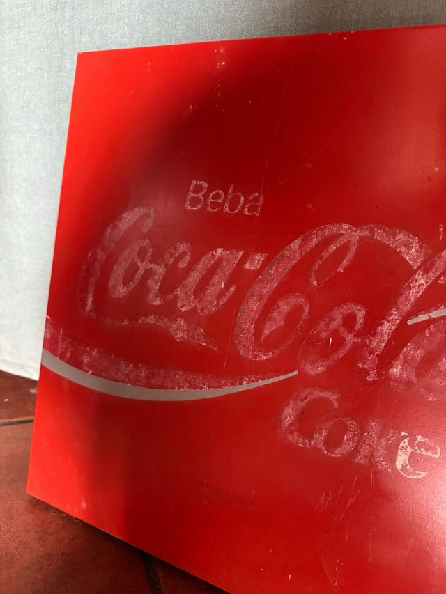 Placa Vintage Coca-Cola Beba