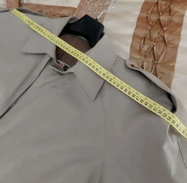 Gabardina caballero beige talla L