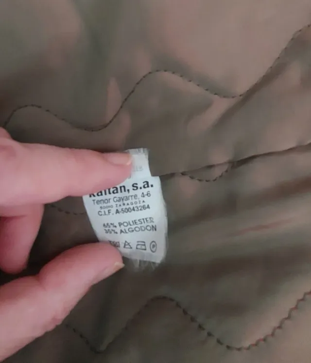 Gabardina caballero beige talla L