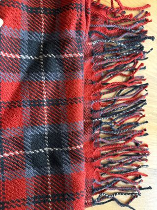 Bufanda HEATTECH Uniqlo a cuadros