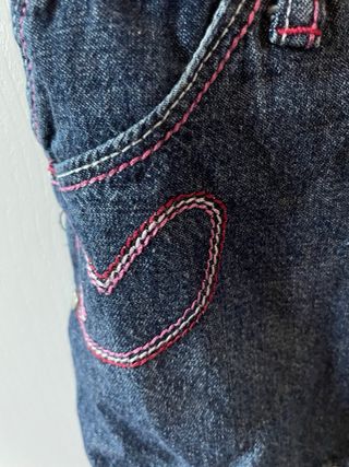 Salopette in jeans bambina