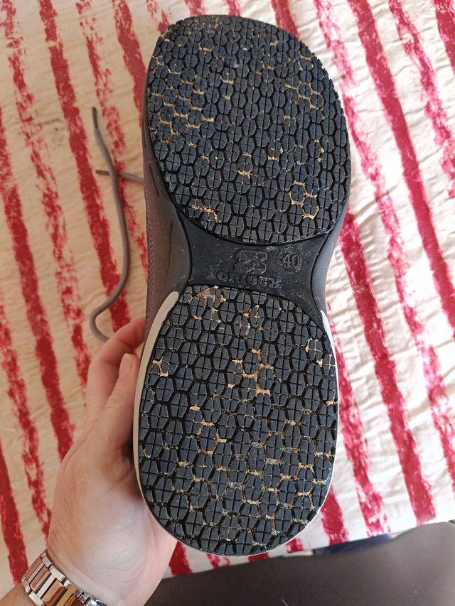 Zapatos de trabajo Oribck, solo usado una vez