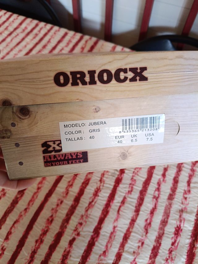 Zapatos de trabajo Oribck, solo usado una vez