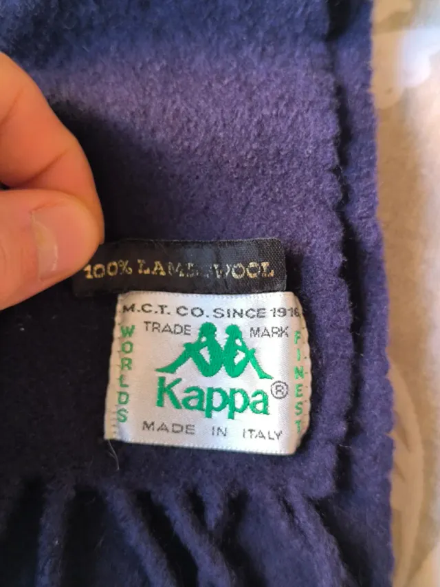 Bufanda Kappa Vintage Azul Marino