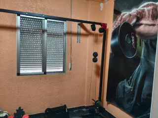 Polea doble para gimnasio