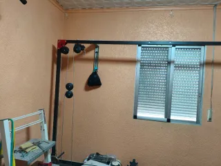 Polea doble para gimnasio