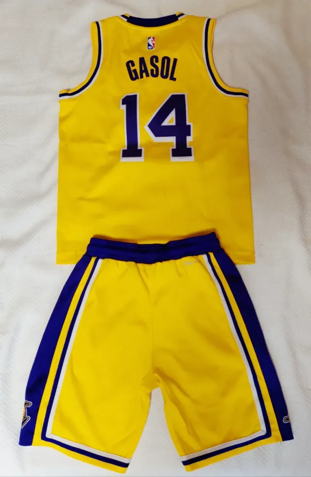 Equipación Nike Lakers Gasol Talla S