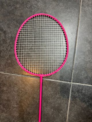 Raqueta de bádminton rosa