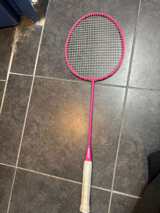 Raqueta de bádminton rosa