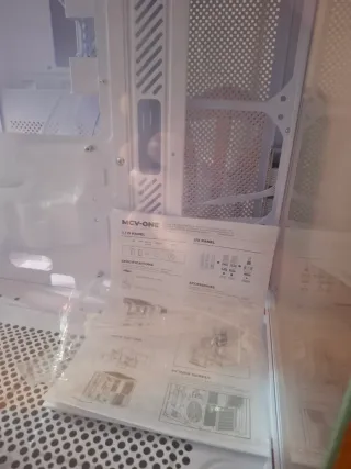 Caja PC Mars Gaming MCV-One ATX Blanca