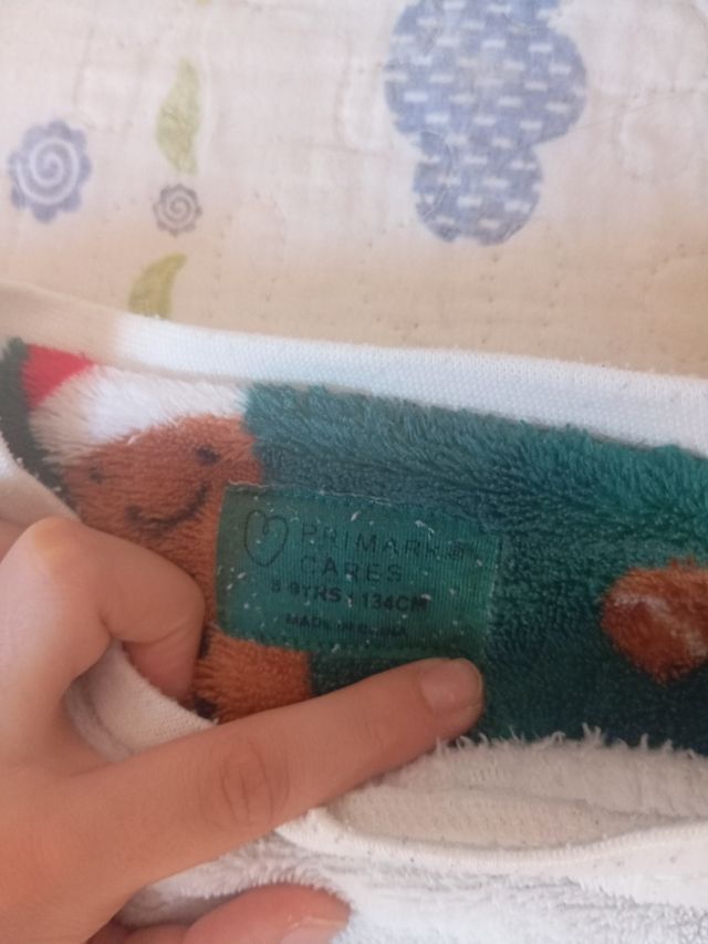 Pijama Navideño Peludo Niña