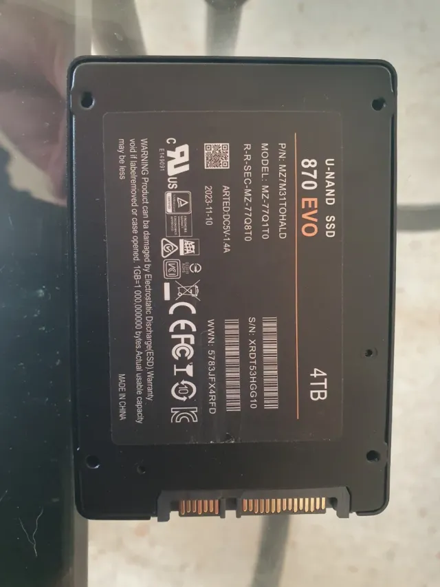 SSD 870 EVO 4TB