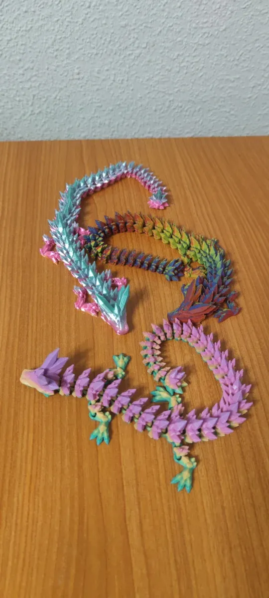 Figura Dragón Articulado Multicolor