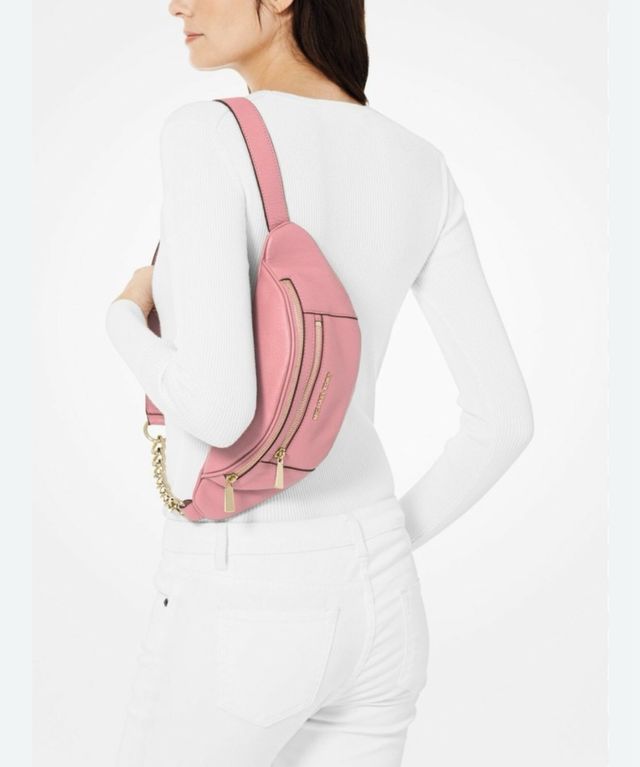 Riñonera Michael Kors Rosa Piel