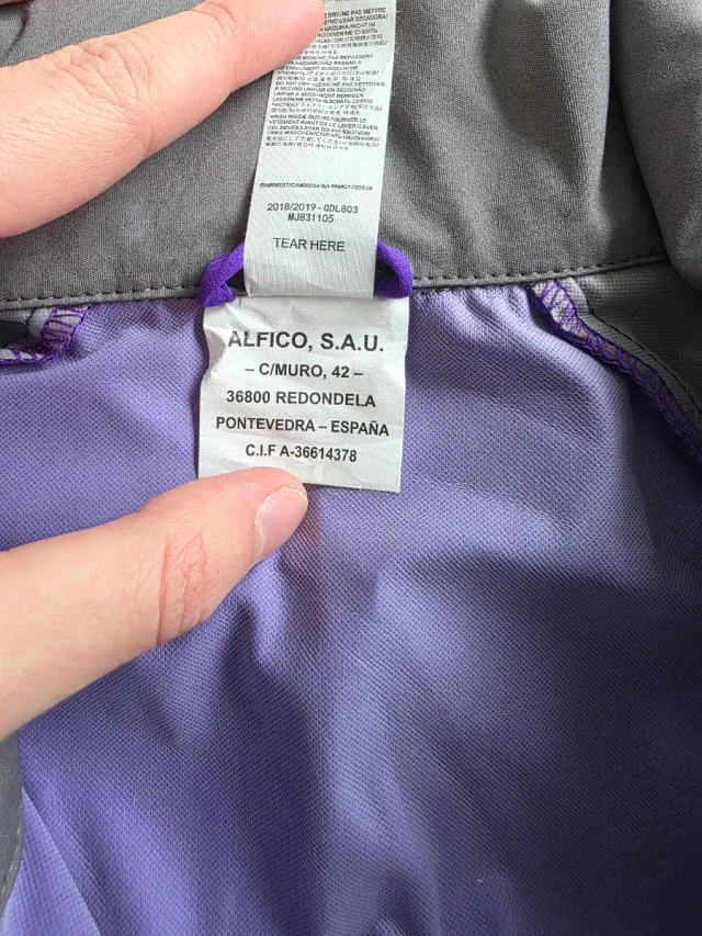 Chaqueta cortavientos FC Porto New Balance Morada