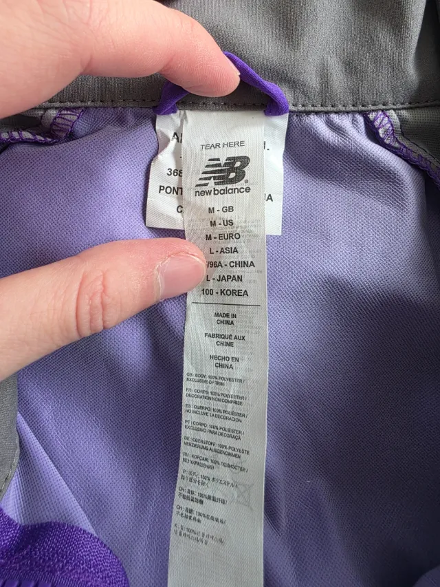 Chaqueta cortavientos FC Porto New Balance Morada