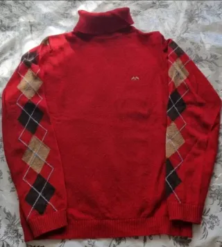 Jersey Lana Thomas Burberry Rojo T M-S