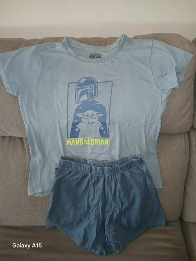 Pijama Corto Star Wars Mandalorian Bebé Yoda