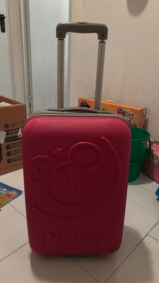 Maleta infantil Mickey Mouse rosa