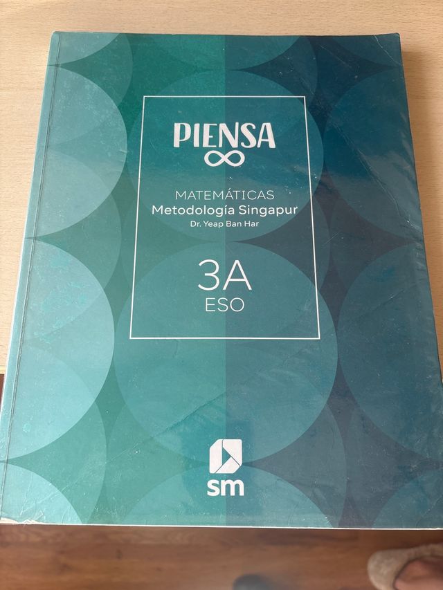 PIENSA Matemáticas  Metodología Singapur 3A ESO