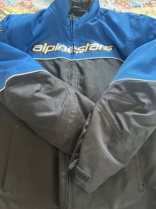 Chaqueta Moto Alpinestars Azul y Negra