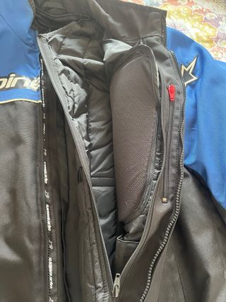 Chaqueta Moto Alpinestars Azul y Negra