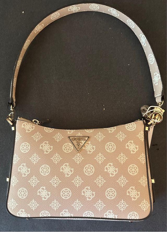 Bolso Guess Original Beige/Dorado Nuevo